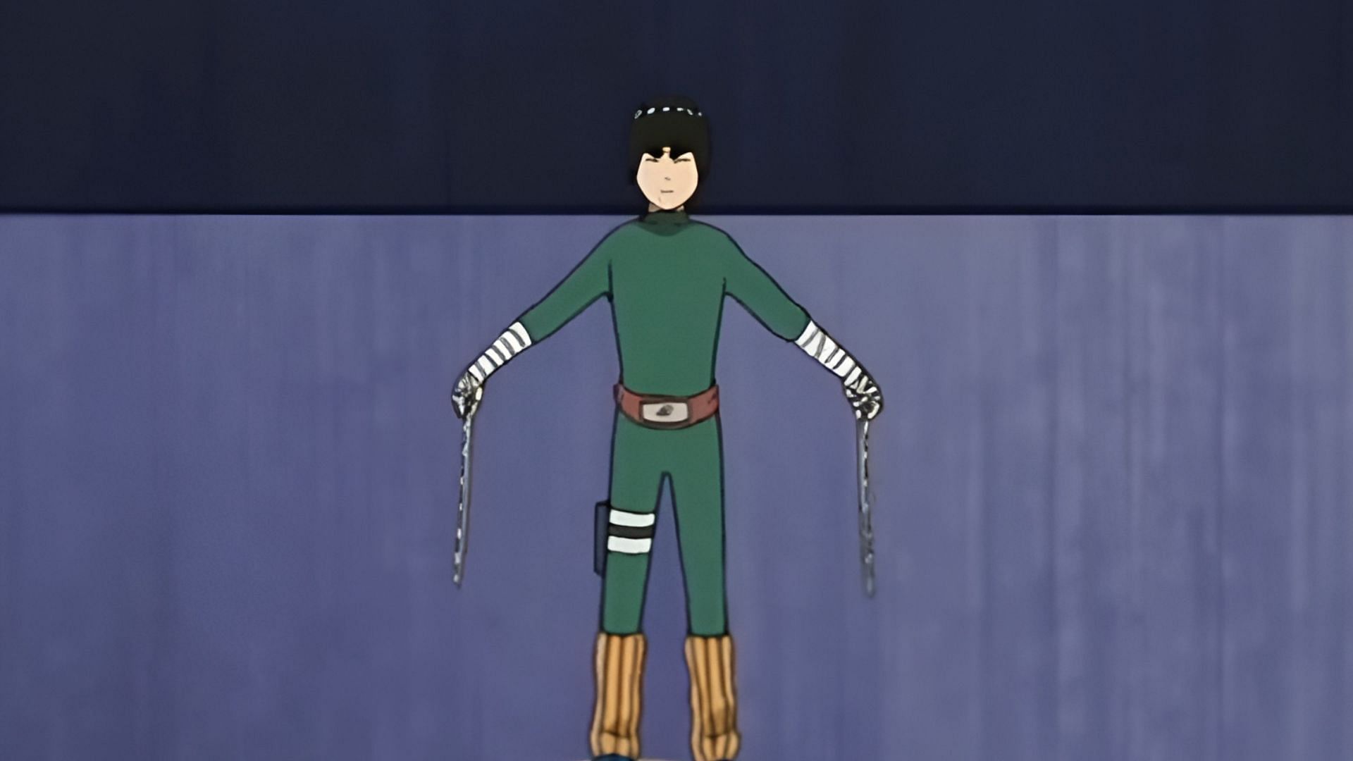 Still of Rock Lee (Image via Studio Pierrot)